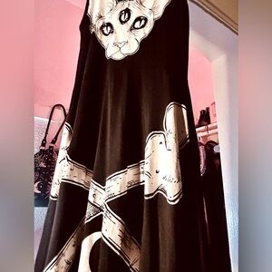 Killstar Third Eye Sphynx Cat Skater
Mini Dress